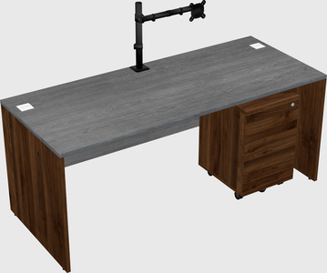 Rectangular desk