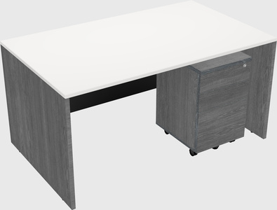 Rectangular desk