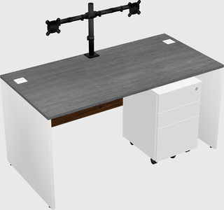 Rectangular desk