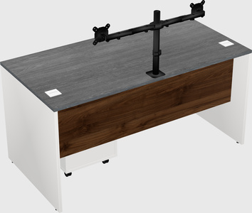 Rectangular desk