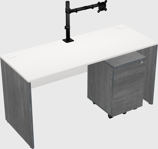 Rectangular desk