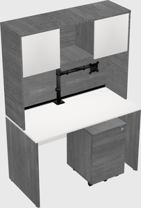 Rectangular desk