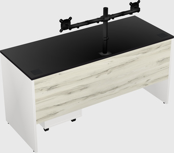Rectangular desk