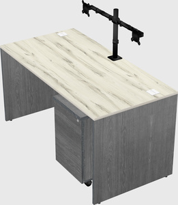 Rectangular desk
