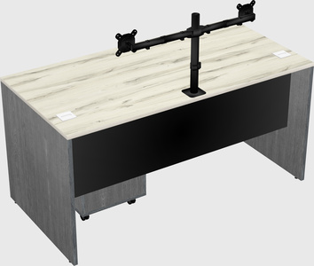 Rectangular desk