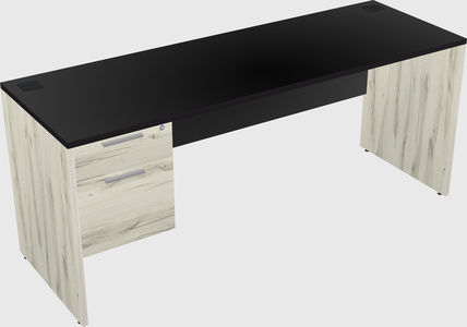 Rectangular desk