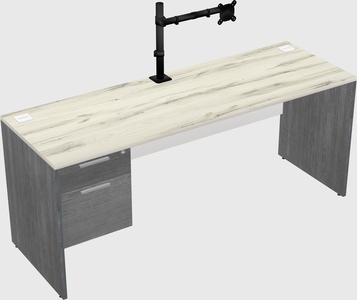 Rectangular desk
