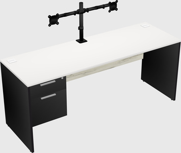 Rectangular desk