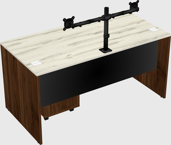 Rectangular desk