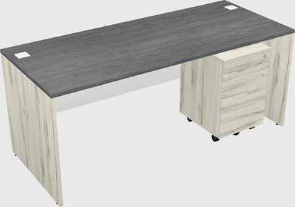 Rectangular desk