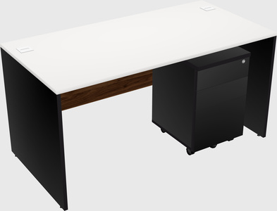 Rectangular desk