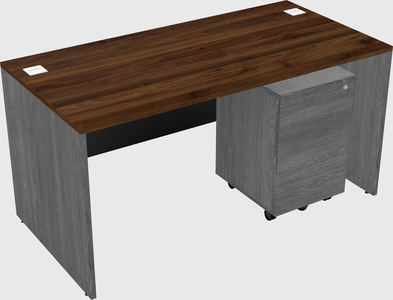 Rectangular desk