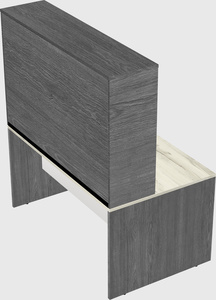 Rectangular desk