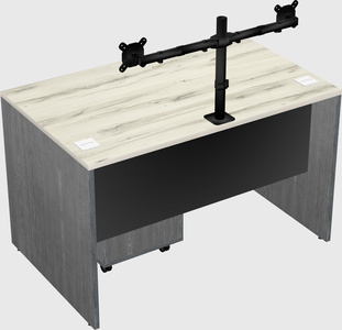 Rectangular desk