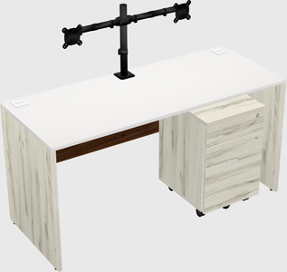 Rectangular desk