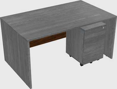Rectangular desk