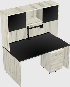 Rectangular desk