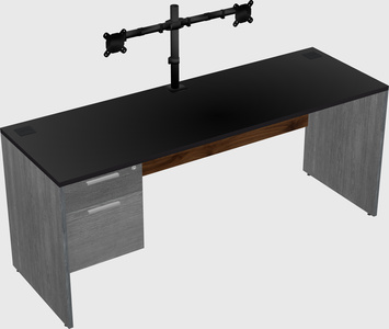 Rectangular desk