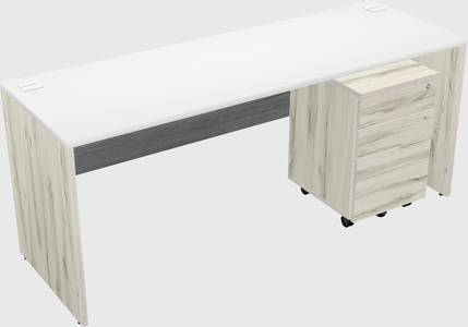 Rectangular desk