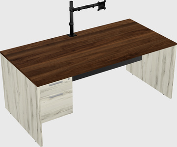 Rectangular desk
