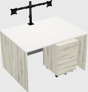 Rectangular desk