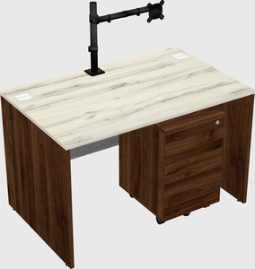Rectangular desk