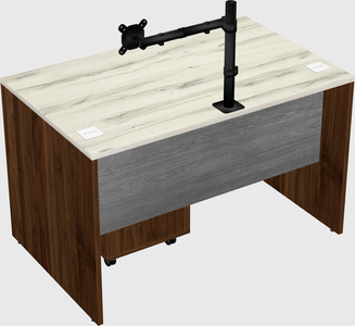 Rectangular desk