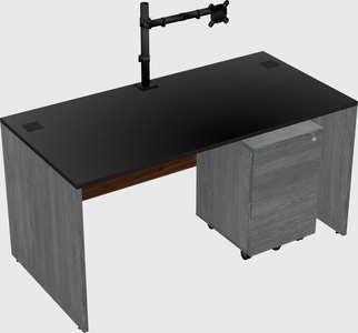 Rectangular desk