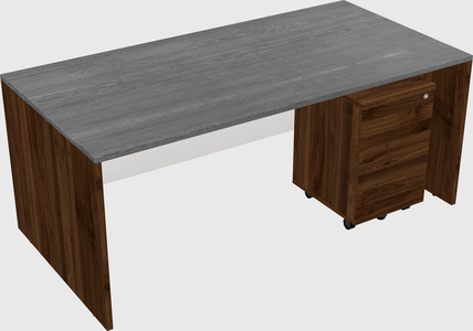 Rectangular desk