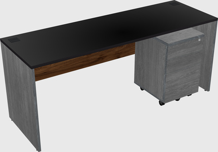 Rectangular desk