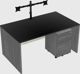 Rectangular desk