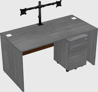 Rectangular desk
