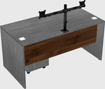 Rectangular desk