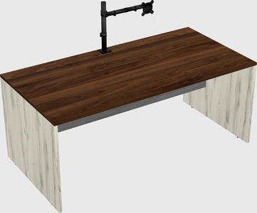 Rectangular desk