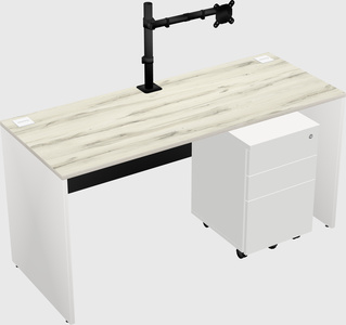 Rectangular desk