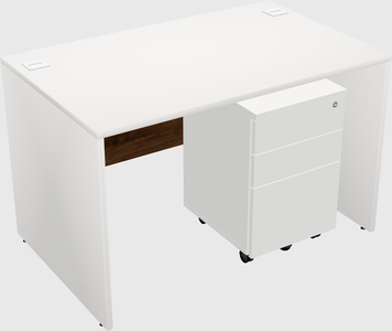 Rectangular desk