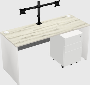 Rectangular desk