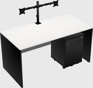 Rectangular desk
