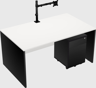 Rectangular desk