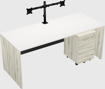Rectangular desk