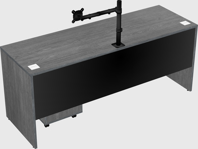 Rectangular desk