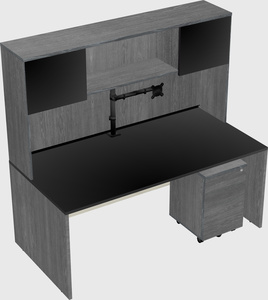 Rectangular desk