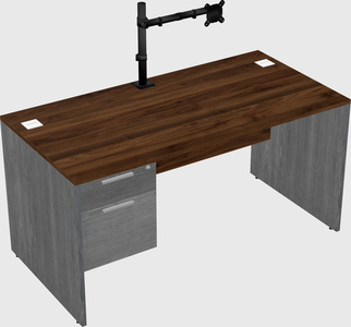 Rectangular desk