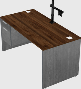 Rectangular desk