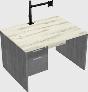 Rectangular desk