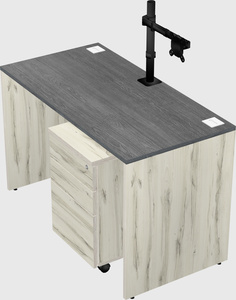 Rectangular desk