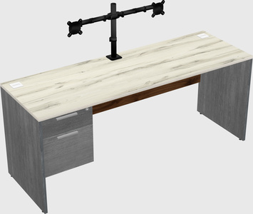 Rectangular desk