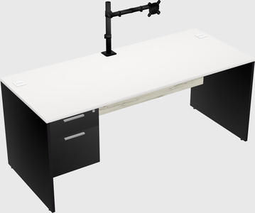 Rectangular desk