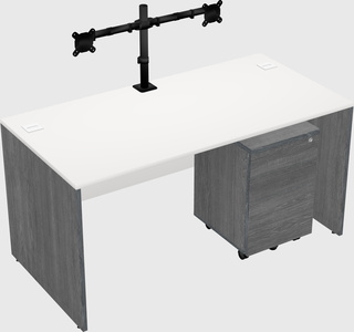 Rectangular desk