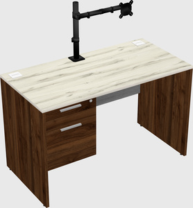 Rectangular desk